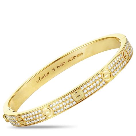 cartier full diamond bracelet|Cartier bracelet full diamond price.